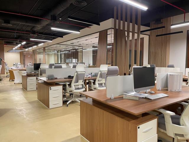 Open-plan office